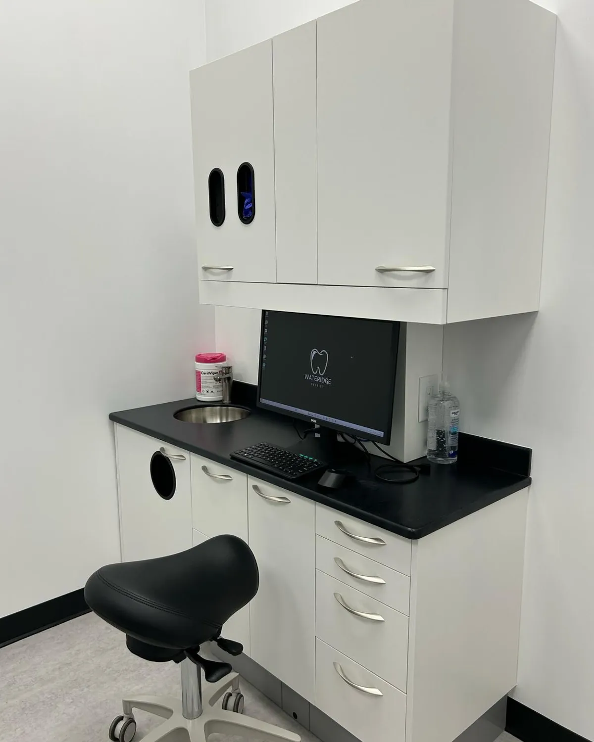 A hygiene room at Wateridge Dentist
