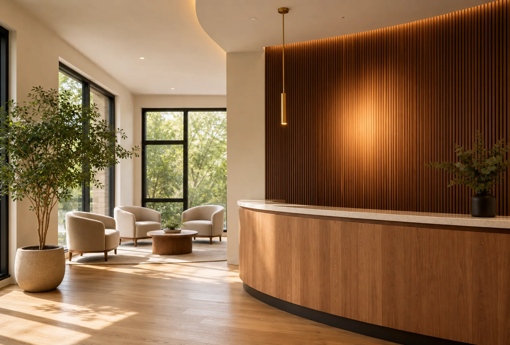 The reception at Wateridge Dentist